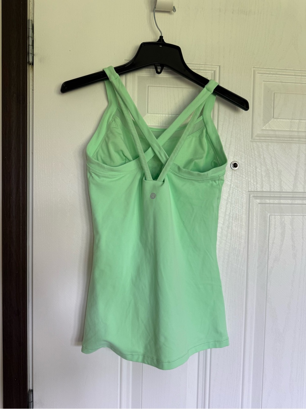 2 for $30 sale: Lululemon Rally Your Heart tank top in a light green color - 8 - Picture 4 of 6